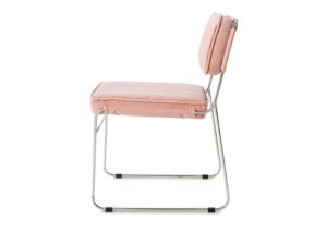 Krzesło do jadalni Endless velvet różowe HKliving