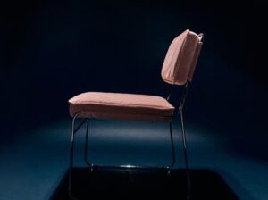 Krzesło do jadalni Endless velvet różowe HKliving