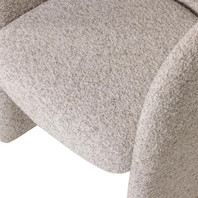 Krzesło do jadalni Lanor boucle naturalne Woood