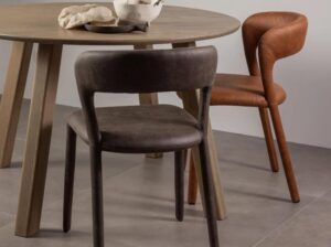 Krzesło do jadalni Noble czarnoszare Woood