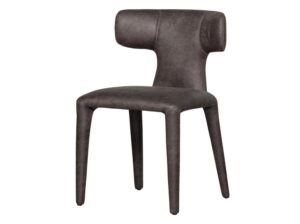 Krzesło do jadalni Permit czarnoszare Woood