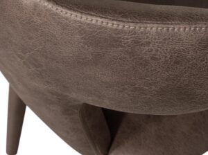 Krzesło do jadalni Permit czarnoszare Woood