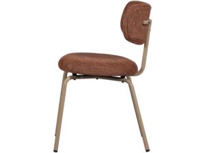 Krzesło do jadalni Travis brązowe Woood