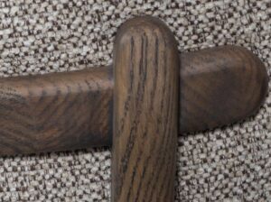 Krzesło do jadalni Udar ciemny brąz Woood