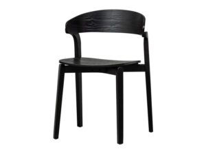 Krzesło jadalniane Cras czarne Woood