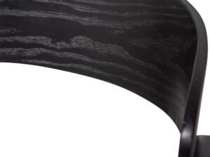 Krzesło jadalniane Cras czarne Woood