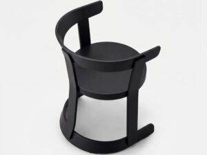Krzesło Klepsydra Timber czarne 366 Concept