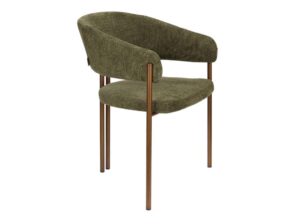 Krzesło Naida boucle zielone Dutchbone
