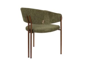 Krzesło Naida boucle zielone Dutchbone