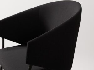 Krzesło Throne czarne Iker