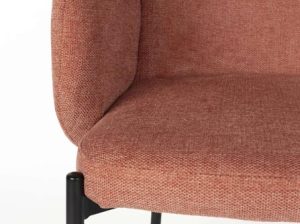 Krzesło Tjarda różowe White Label Living