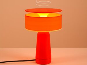 Lampa biurkowa Axo czerwona Thoro