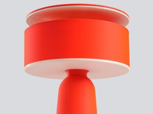Lampa biurkowa Axo czerwona Thoro
