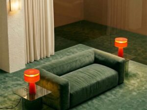 Lampa biurkowa Axo czerwona Thoro