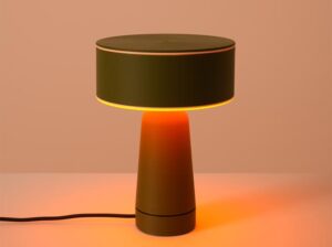 Lampa biurkowa Axo zielona oliwka Thoro