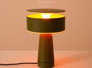 Lampa biurkowa Axo zielona oliwka Thoro