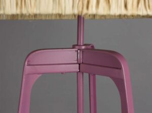 Lampa podłogowa Afra fioletowa Dutchbone