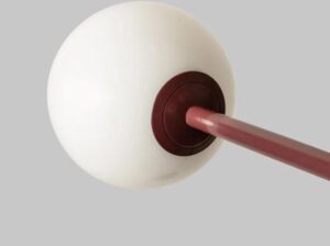 Lampa podłogowa Copenhagen burgundowa It’s about RoMi