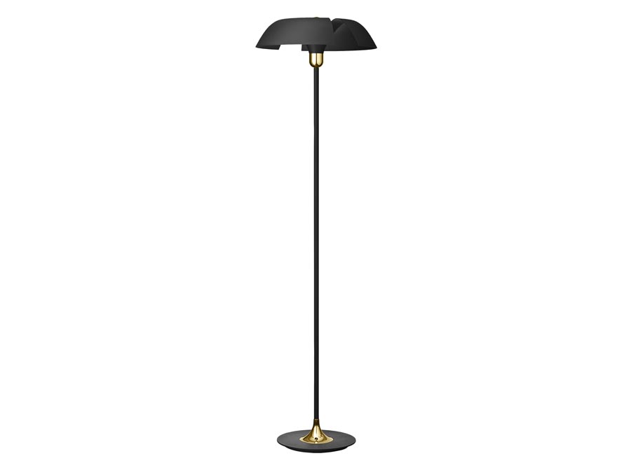 Lampa podłogowa Cycnus czarna złota AYTM