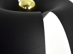 Lampa podłogowa Cycnus czarna złota AYTM