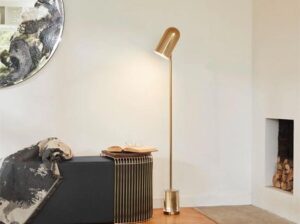 Lampa podłogowa Luceo złota AYTM