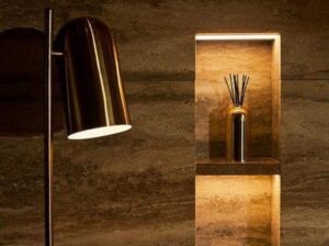 Lampa podłogowa Luceo złota AYTM
