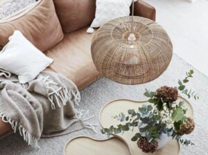 Lampa wisząca rattanowa Zuri 60 cm PR Home