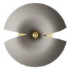 Lampa ścienna Cycnus taupe złota AYTM