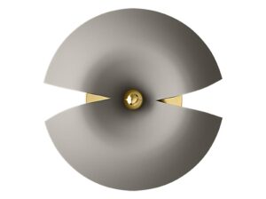 Lampa ścienna Cycnus taupe złota AYTM