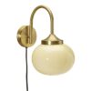 Lampa ścienna Elsy mosiądz 26 cm PR Home