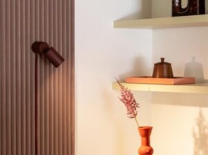 Lampa ścienna Milan burgundowa It's About RoMi