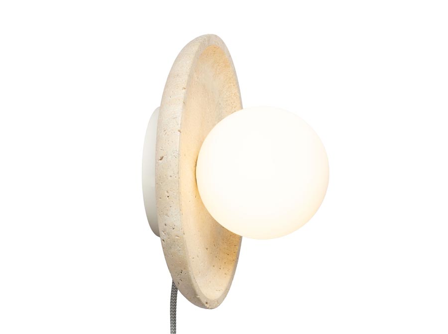 Lampa ścienna Tivoli dysk biała It's About RoMi