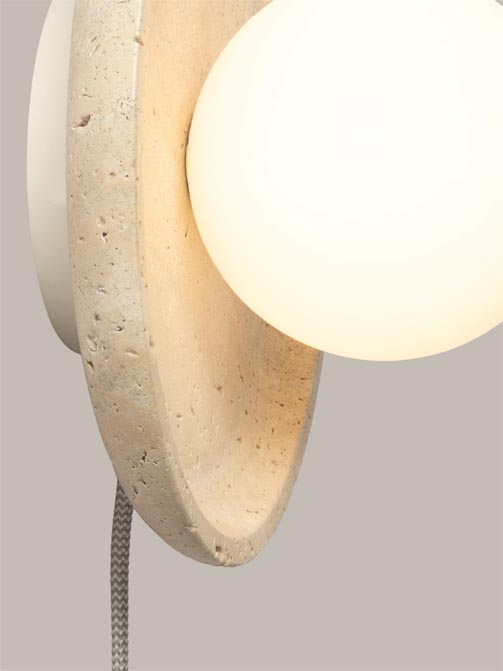 Lampa ścienna Tivoli dysk biała It's About RoMi