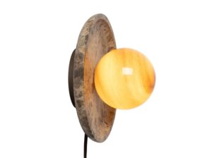 Lampa ścienna Tivoli dysk brązowa It's About RoMi