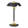Lampa stołowa Cycnus czarna złota AYTM