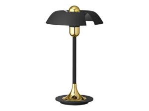 Lampa stołowa Cycnus czarna złota AYTM