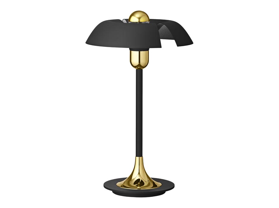 Lampa stołowa Cycnus czarna złota AYTM