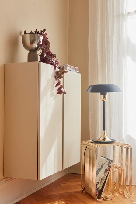 Lampa stołowa Cycnus czarna złota AYTM