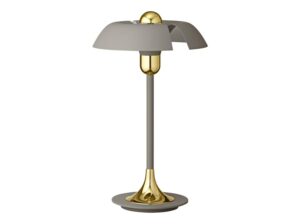 Lampa stołowa Cycnus taupe złota AYTM