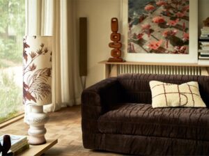 Lampa stołowa Grand reaktywny brąz HKliving