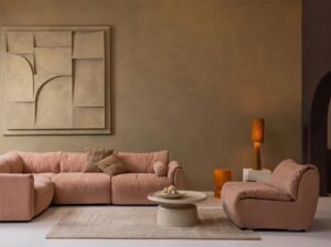 Lampa stołowa Loft metal boucle tapenade Be Pure