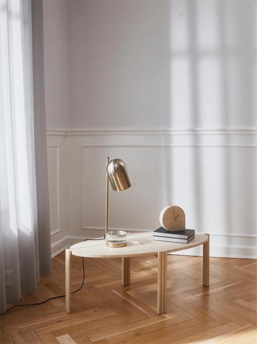 Lampa stołowa Luceo złota AYTM