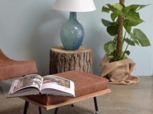 Lampa stołowa Rafaello turkusowo-zielona Gie El