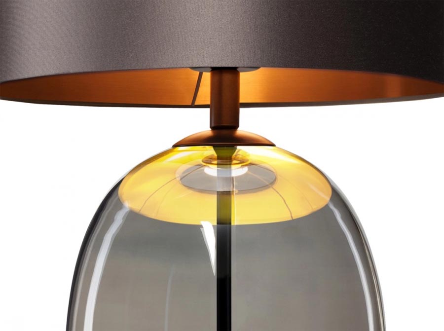 Lampa stołowa Salvador Black czarna Kaspa