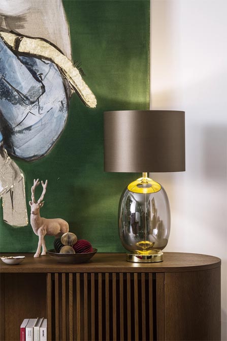 Lampa stołowa Salvador Gold Kaspa