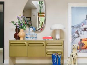 Lampa stołowa kremowa HKliving