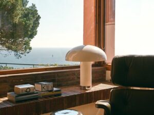 Lampa stołowa kremowa HKliving