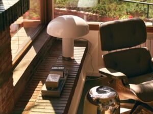 Lampa stołowa kremowa HKliving