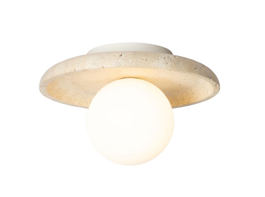 Lampa sufitowa Tivoli dysk biała It's About RoMi