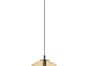 Lampa wisząca Avia Black bursztynowa Kaspa